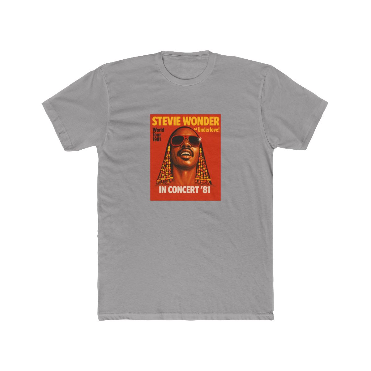 Stevie Wonder Shirt, RARE, Hotter than July, Concert Poster! Songs in the Key of Life, Michael, Janet, Rhythm, 70s, album, mayfield - Official T-Shirts merchandise