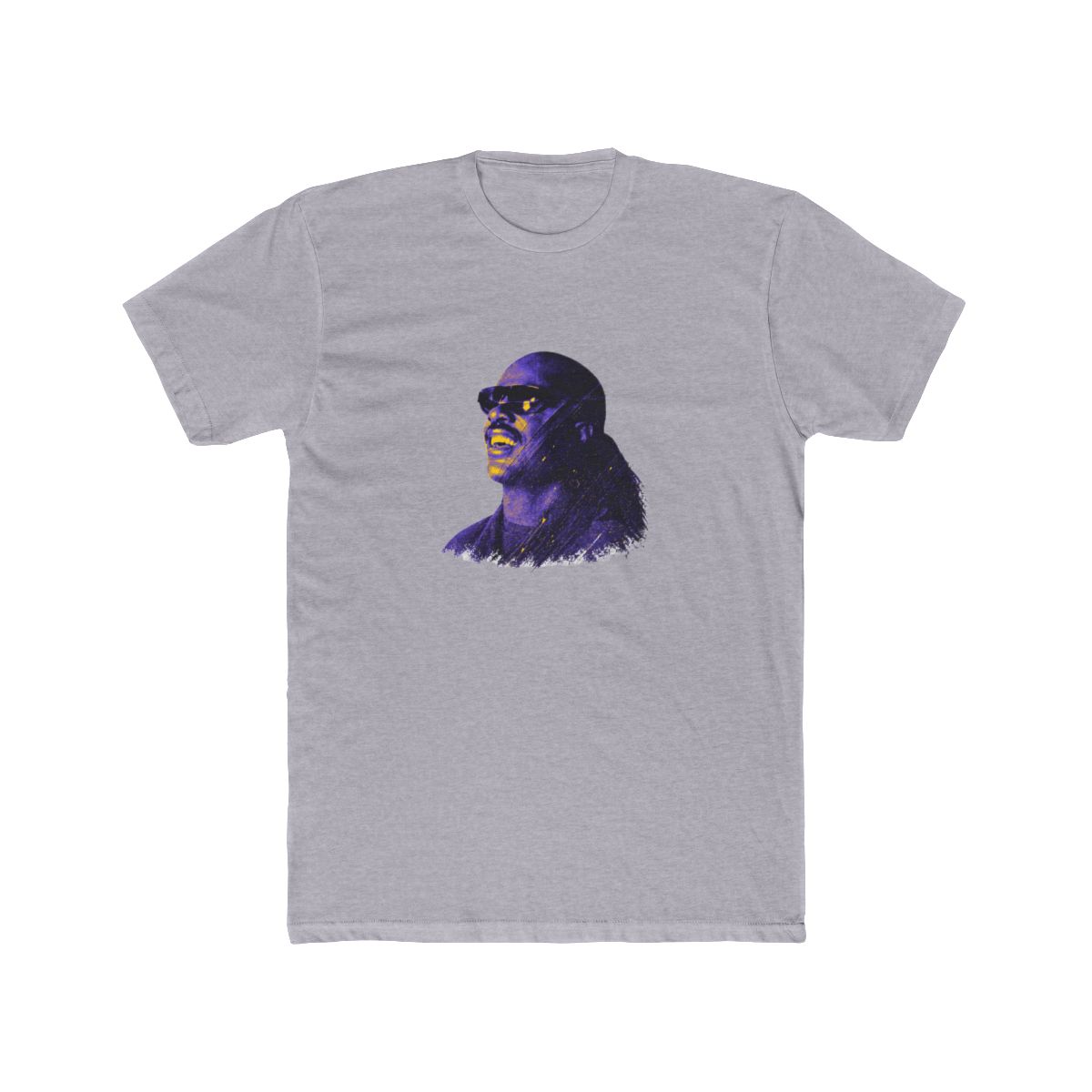 Album Stevie Wonder Neon Purple T Shirt - alternate angle 5, merchandise