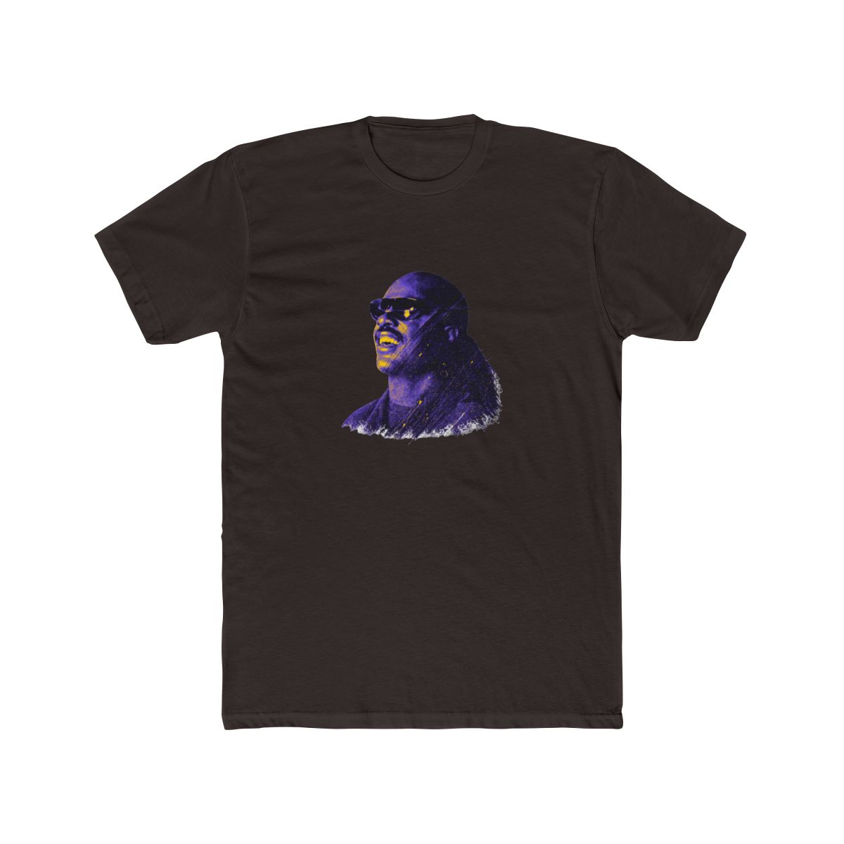 Album Stevie Wonder Neon Purple T Shirt - alternate angle 3, merchandise
