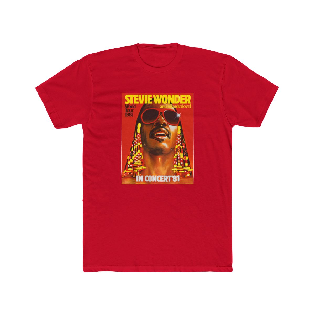 Stevie Wonder Shirt, RARE, Hotter than July, Concert T Shirt! Songs in the Key of Life, Michael, Janet, Rhythm, 70s, album, mayfield - Official T-Shirts merchandise